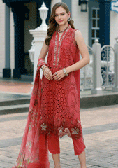 Lawn Collection - Saadia Asad - Eid Handwork - Laserkari - D#8