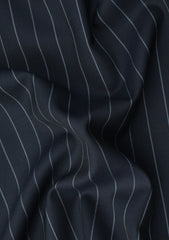 Guabello Super 150's Seven Wool Fabric - N Blue