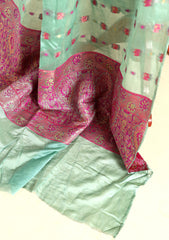 Formals - Fancy Closet - 2 pcs Suit - Chiffon Jamawar D#56 Grey