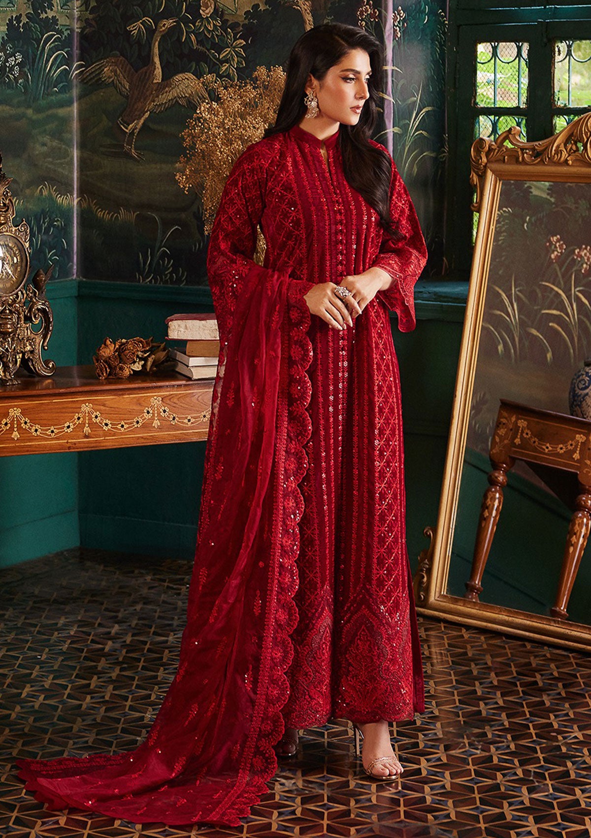 Winter Collection - Zainab Chottani - Velvet - ZCV23#05 - SURKH