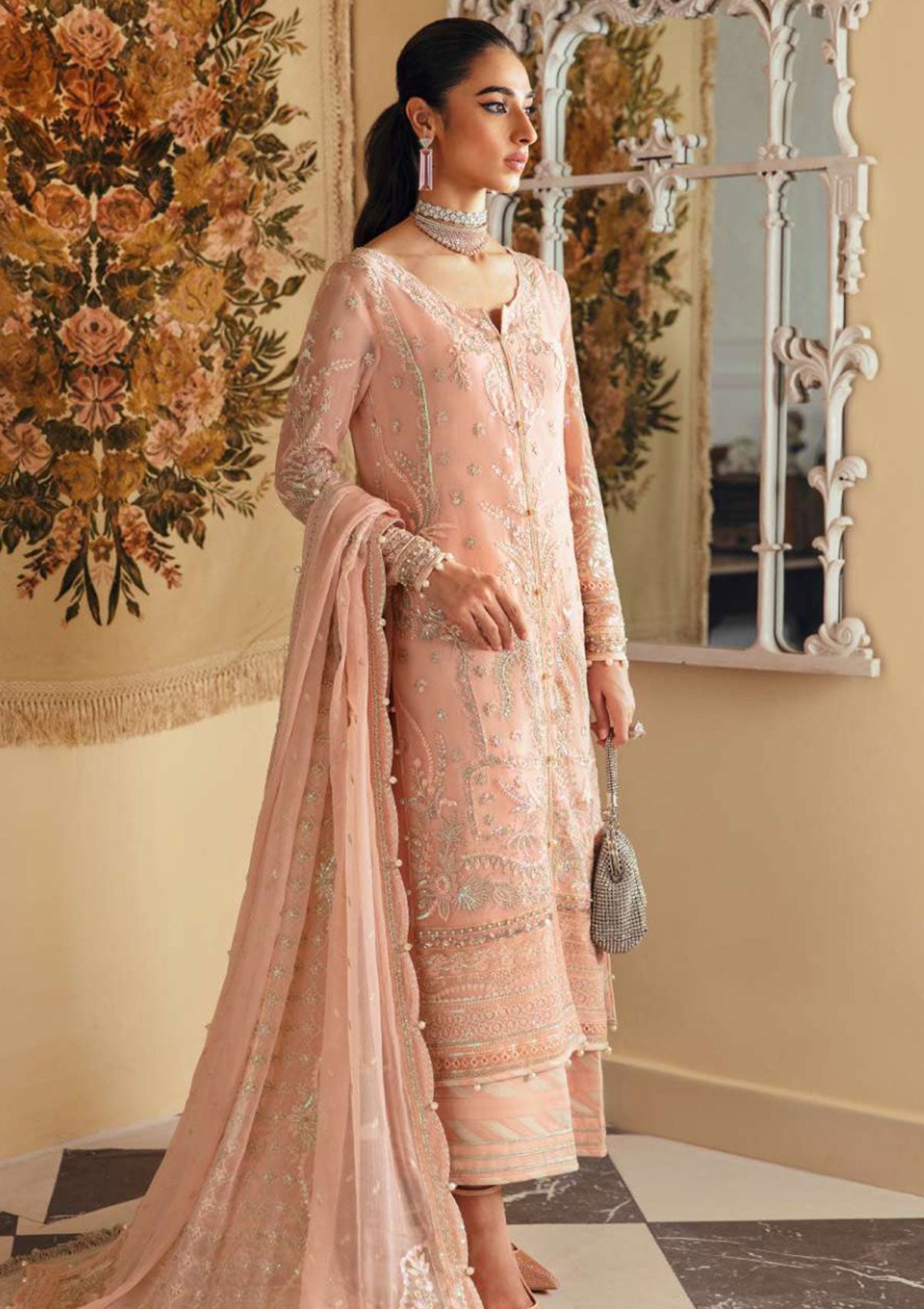Formal Collection - Gulaal - Embroidered - Chiffon - GLEC#3 - ROSALIE