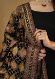 Rubaaiyat - Embroidered Velvet Shawl - D#05