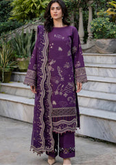 Lawn - Farasha - Bahar - FB25#08 - Raven Plum