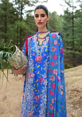 Lawn - Zaha - Unstitched Lawn 25 - ZAYANA (ZL25-01 B)