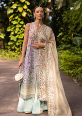 Lawn - Faiza Saqlain - Zinnia Luxury 25 - Valetta