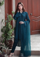 Pret Collection - Zauk - Three Piece - ZP24#13 - Teal Blue