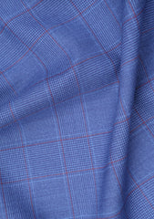 Drago Biella Fine Super 130's Wool Fabric - F Blue