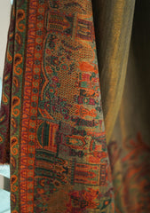 Pure Pashmina Kaani Jamawar Shawl D - 011 - Multi