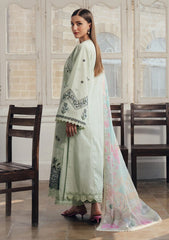 Lawn - Afrozeh - Daybreak - Printed Kari 26 - FWU#0020 - DEWLIT