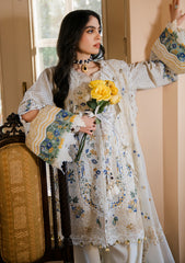 Lawn - Sundas Ahad - Camelia - Luxury 26 - EL#08 - Fleur d'Ivoire