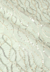 Italian Cut Dana Net With Sequence Work- FCE#431