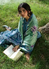 Winter - Elaf Premium - Wilderness - Pashmina Shawl Edit 26 - EWR#4B - CINERARIA