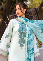 Lawn - Rubaaiyat - Luxe Attire 25 - D#05 - MINT GREEN