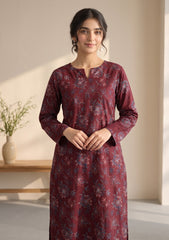 Winter - Rubaaiyat - Pashmina Embroidered 26 - D#08 - Maroon