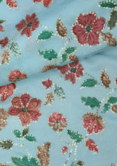 Chiffon Silk With Sequence Work - ASPL#79