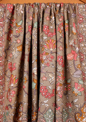 Pashmina Embroidered Jaaldar Shawl D#05 - Skin 2