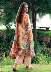 Lawn - Roheenaz - Garden Veil - Printed 25 - RGV#04-A - Petal Glaze