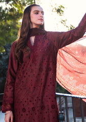 Lawn - Neeshay - Summer Lines - Printkari 25 - GARNET