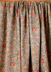 Pashmina Embroidered Jaaldar Shawl D#07 - Brown