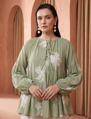 Pret - Moven - Co-Ords Set - Green & White