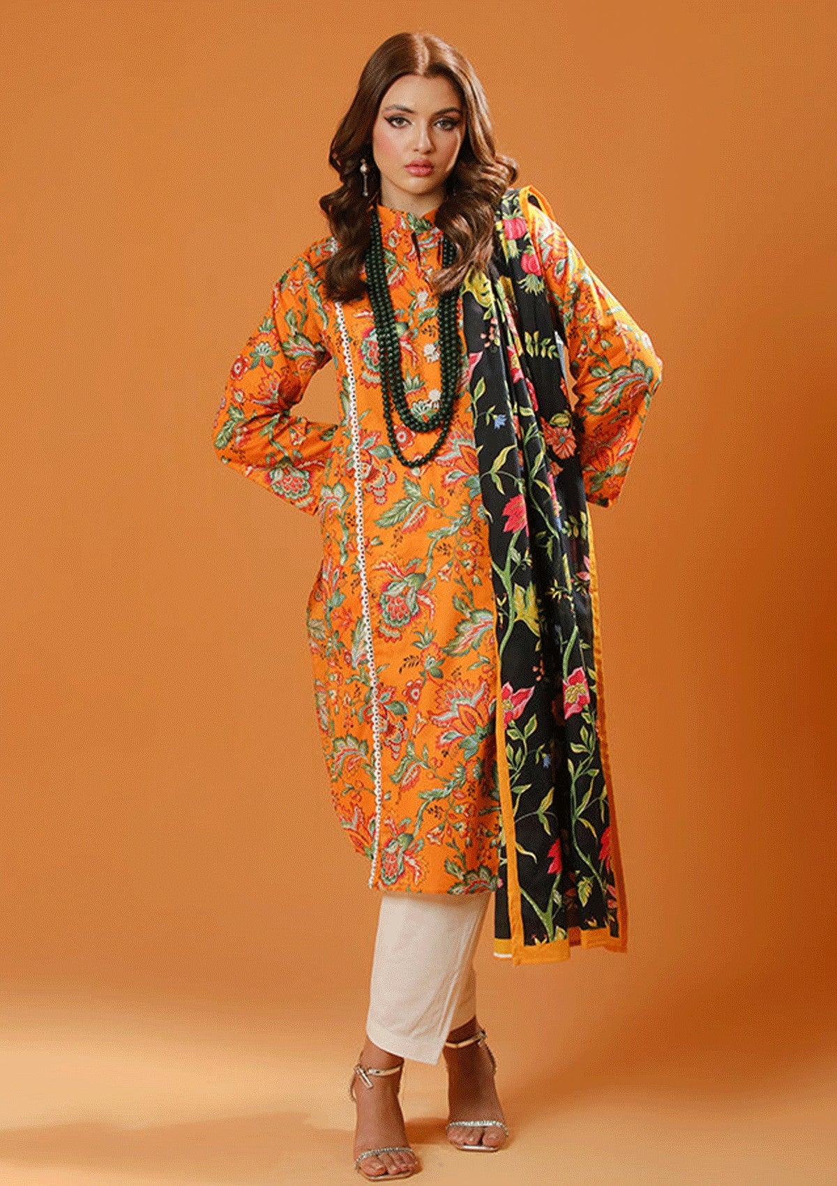 Lawn Collection - Paltar - Gulposh - PF#022412 - Amber