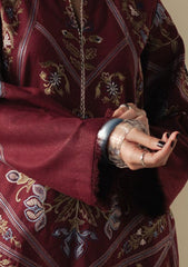 Winter - Coco By Zara Shahjahan - Unstitched 25 - CWU#4B - CORAL