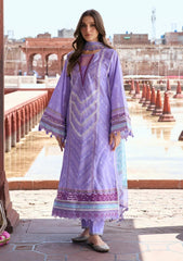 Lawn - Kahf Premium - Aangan Chiffon Prints 26 - KPS#06A - NAJAM