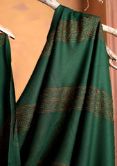 Pashmina Needle Work Shawl D#18 - D Green