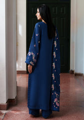 Winter - Neeshay - Reverie Karandi Unstitched 26 - BLUE SPRUCE