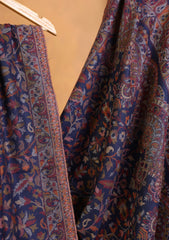 Pashmina Jamawar Shawl D#210 - N Blue