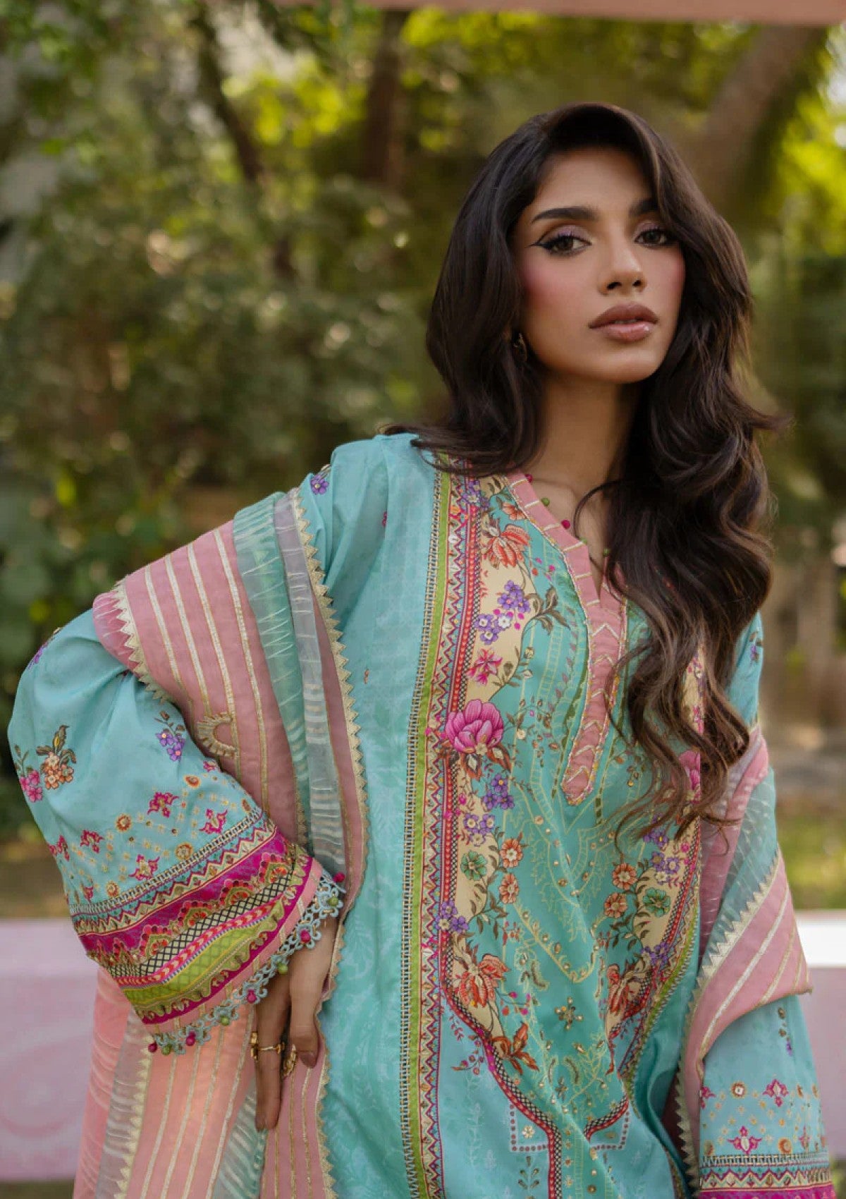 Winter Collection - Qalamkar - Luxe Silk 24 - UA-06 SARA