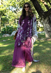 Lawn - Elaf Premium - Signature Embroidered Prints 26 - ESA#05B - DARLING PLUM