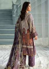 Winter - Meerak - Embroidered Linen 25 - Lavender Dream