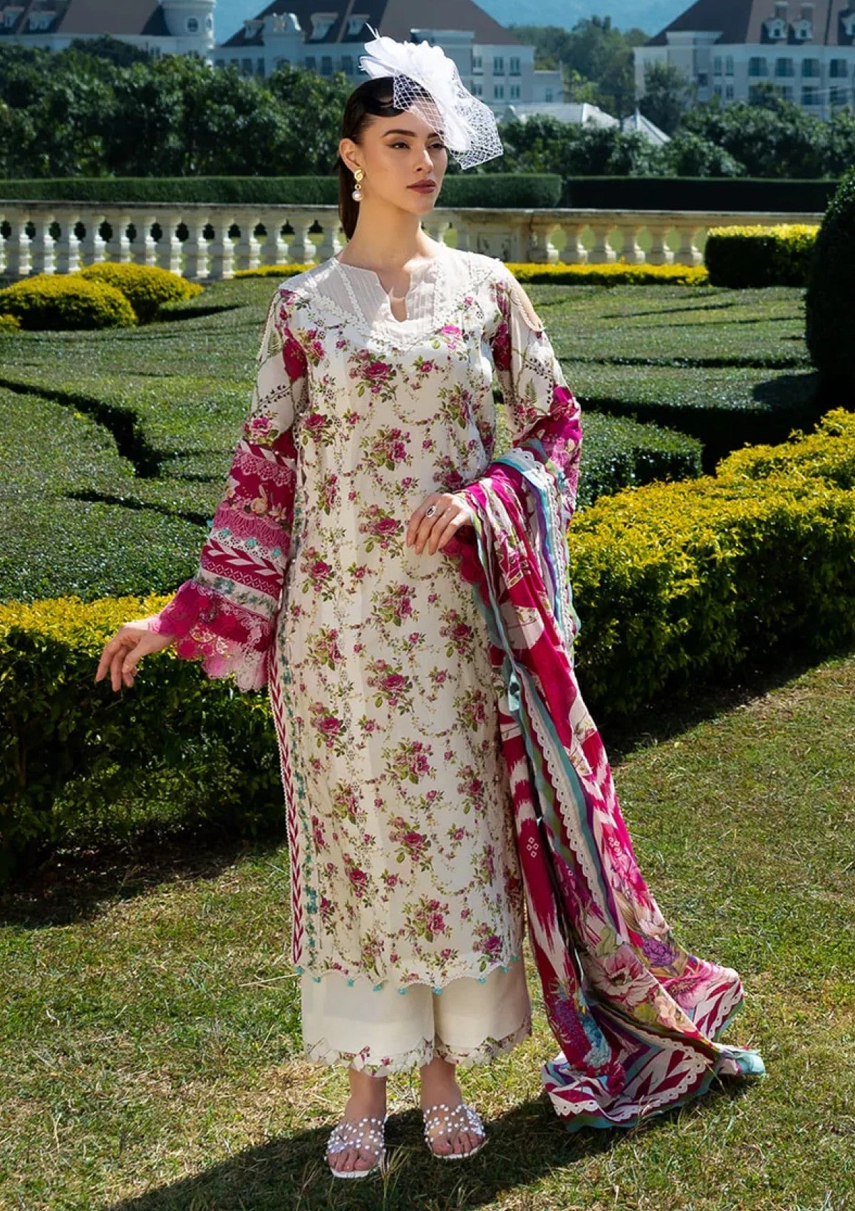 Lawn - Elaf Premium - Prints 25 - EPE-05A - QUEEN GARNET