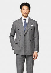 Loro Piana Summer Time Wool Linen & Silk Fabric - Grey