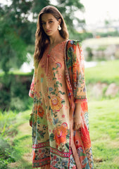 Lawn - Roheenaz - Garden Veil - Printed 25 - RGV#04-A - Petal Glaze
