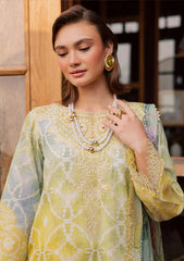 Lawn - Nureh - Gardenia Embroidered & Printed 26 - NSG#207