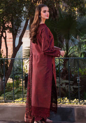 Lawn - Neeshay - Summer Lines - Printkari 25 - GARNET