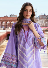 Lawn - Kahf Premium - Aangan Chiffon Prints 26 - KPS#06A - NAJAM