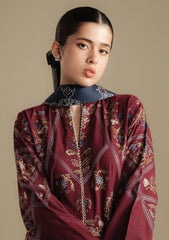 Winter - Coco By Zara Shahjahan - Unstitched 25 - CWU#4B - CORAL