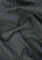 Loro Piana Highlander 13 Micron Super 210's Merino Wool Fabric - Grey