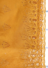 Embroidered Lawn Summer Shawl D#47 - Golden