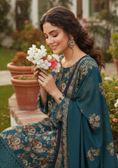 Winter - Riwaj - Printed Marina - 3 Pcs - Wool Shawl 25 - D#62