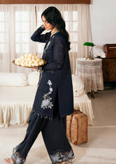 Lawn - Naqsh - Chikankari Festive 26 - D#00198 - Blue Contour