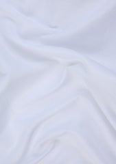 Italy Maks Royale Texture Linen Fabric - M White