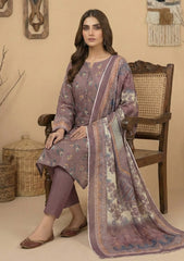 Winter - Rubaaiyat - D Prints - Marina 26 - Wool Shawl - RPM#010 - D Brown