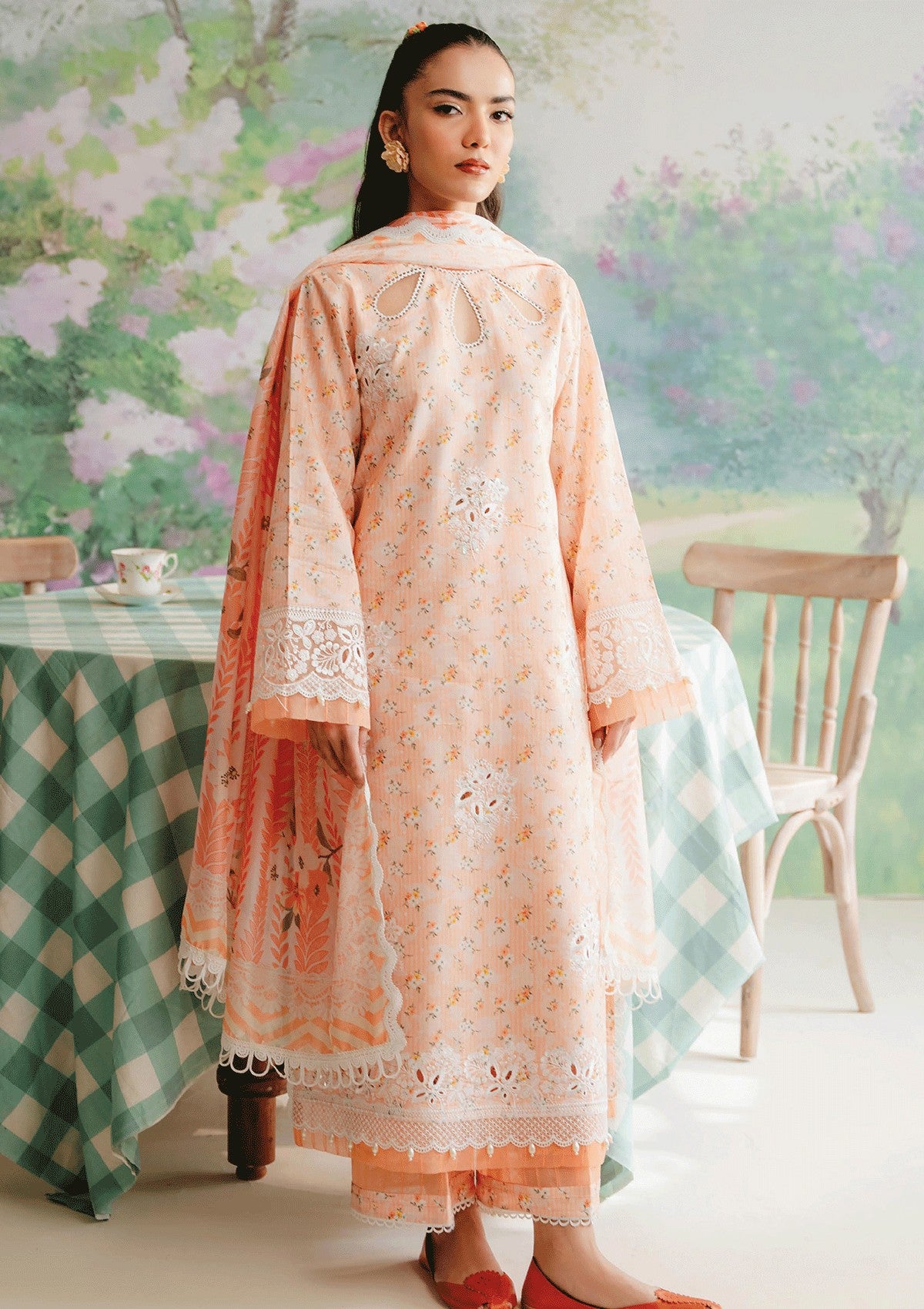 Lawn Collection - Afrozeh - The Floral Charm - AL#10 - Buttercup