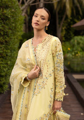 Lawn - Faiza Saqlain - Zinnia Luxury 25 - Azalea