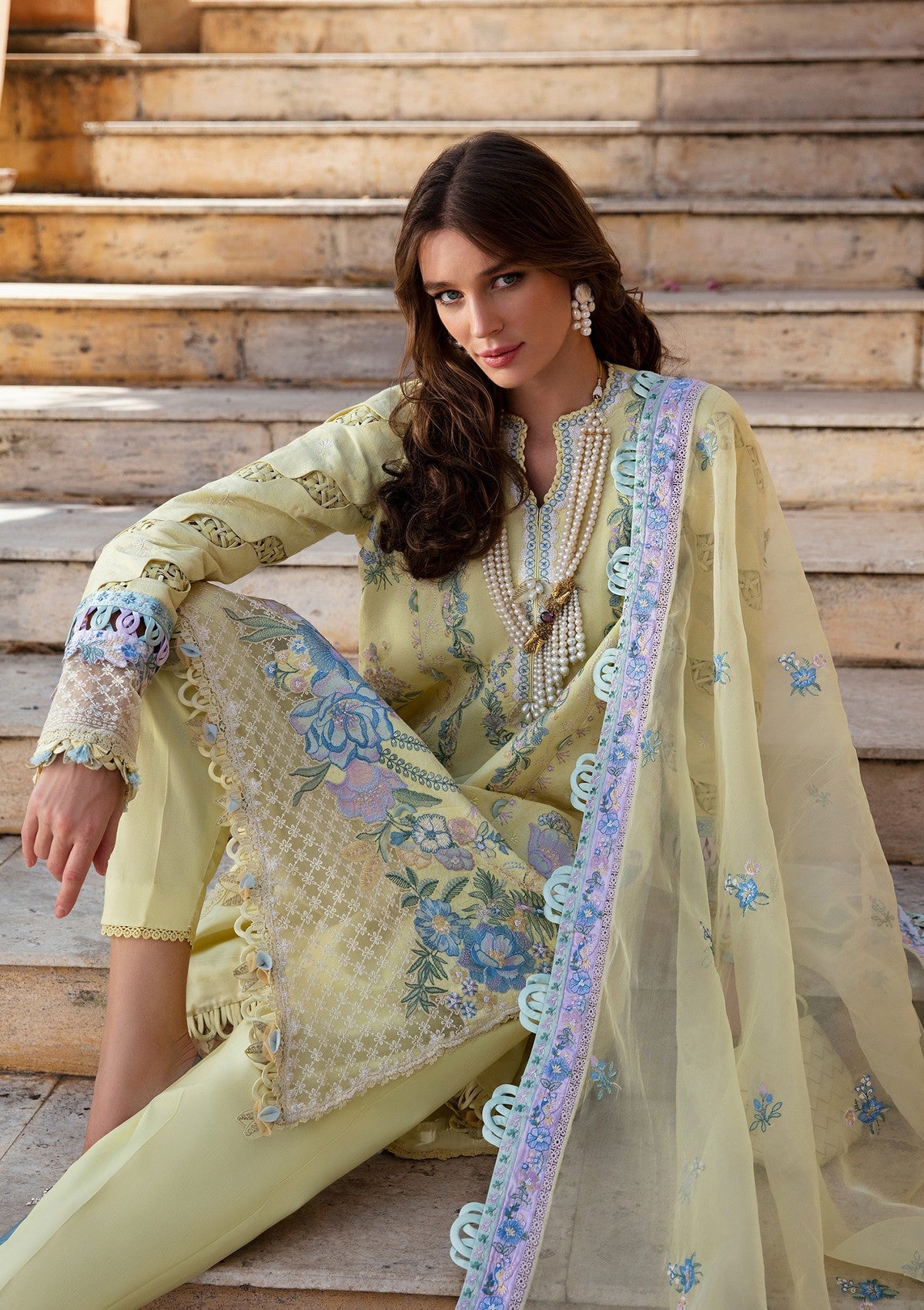 Lawn Collection - Republic Womenswear - Ilana - RW24#7B - Sylvie