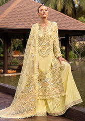 Lawn - Faiza Saqlain - Zinnia Luxury 25 - Azalea